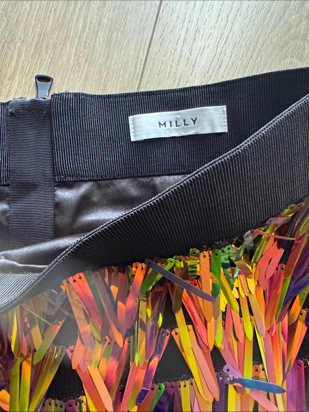Milly Matchstick Sequin Pencil Skirt Size 2 (estimated) - Picture 11 of 16